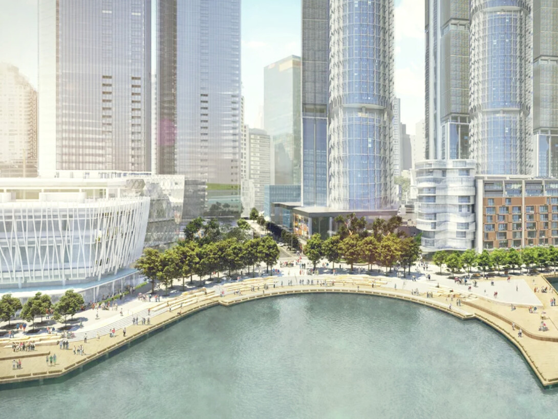 Architecture and urbanisation Barangaroo Meer