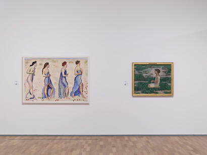 Ferdinand Hodler und Filippo Franzoni. Eine kiinstlerfreundschaft, ausstellungsansicht. Mit freundlicher genehmigung von MASI Lugano