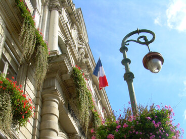  Façade de l'hôtel de ville de Pau (Pyrénées-Atlantiques, France)