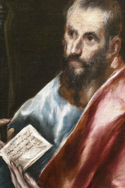"San Pablo", óleo sobre lienzo, El Greco, entre 1608 y 1614