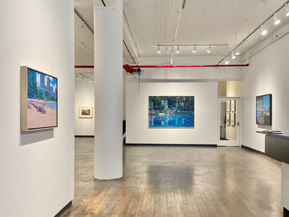 Jack Mendenhall, exhibition view. Courtesy of Louis K. Meisel Gallery