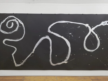 Joan Jonas, Endless drawings, exhibition view. Courtesy of Amanda Wilkinson Gallery
