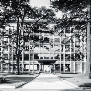North facade of the Cedar building © Archives of Vaudoise Assurances, Lausanne / Photo: Agence de Jongh