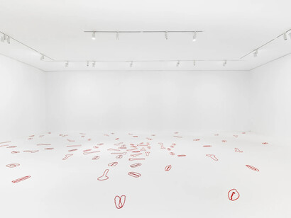 Paulo Nazareth, Nazarethana, exhibition view. Courtesy of Mendes Wood DM Gallery