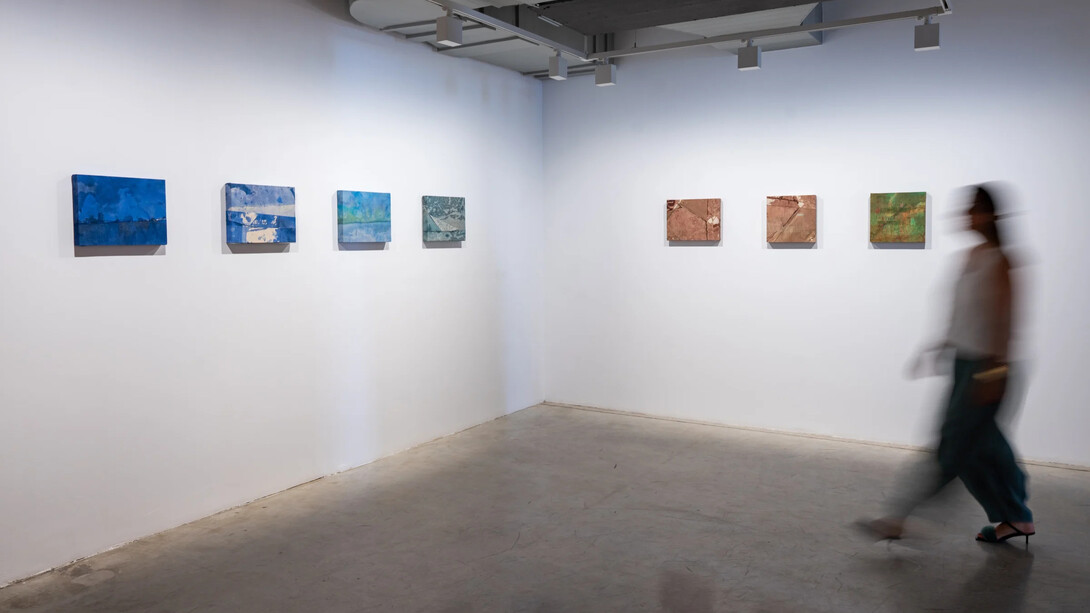 Asma Ben Aissa, فكروني, exhibition view. Courtesy of Selma Feriani Gallery