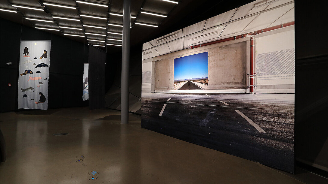 Unseen futures to come. Fall, exhibition view. Courtesy of Kunsthaus Graz