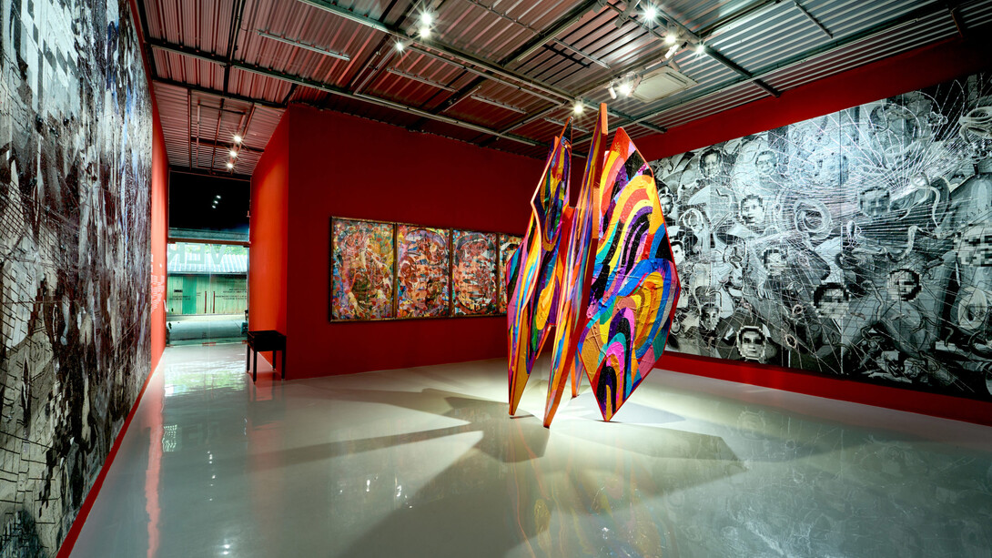 Thasnai Sethaseree, Toxic remains. Parasites of a betrayed dream, exhibition view. Courtesy of Gallery Ver