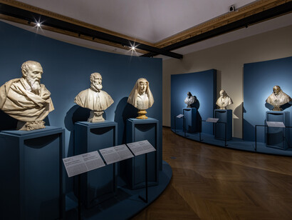 Bernini y los barberini, vista de exhibición. Cortesía del Palazzo Barberini