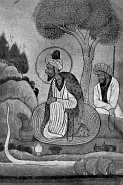 Painting of Sheikh Noor-ud-Din Noorani, also known as Nund Rishi