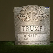 Brian A Whiteley, Trump Legacy Stone (alternate view), 2016