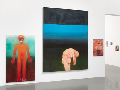 Miriam Cahn, What looks at us, exhibition view. Courtesy of MAAT