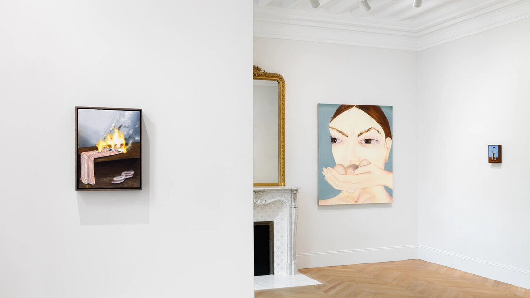 Karolina Jabłońska, Jarred kitchen, vue de l'exposition. Avec l'aimable autorisation de la galerie Esther Schipper