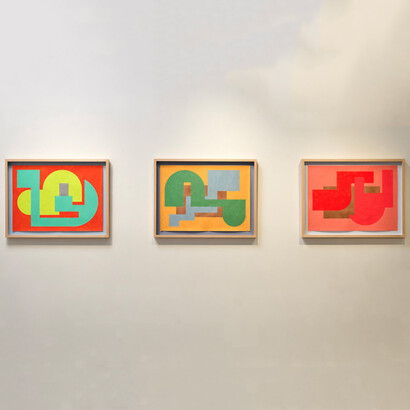 Jud Bergeron, After context, exhibition view. Courtesy of Nancy Toomey Fine Art
