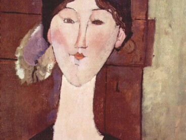 Amedeo Modigliani, "Ritratto di Beatrice Hastings davanti ad una porta", 1915, collezione Sammlung Ritter, USA