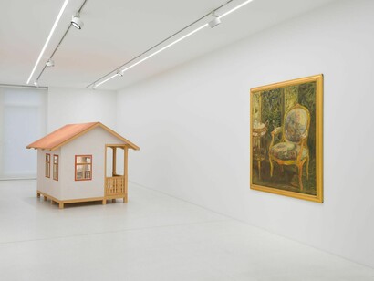 Verschiedene künstler, It's no crime to tickle time, ausstellungsansicht. Mit freundlicher genehmigung der Galeria Plan B