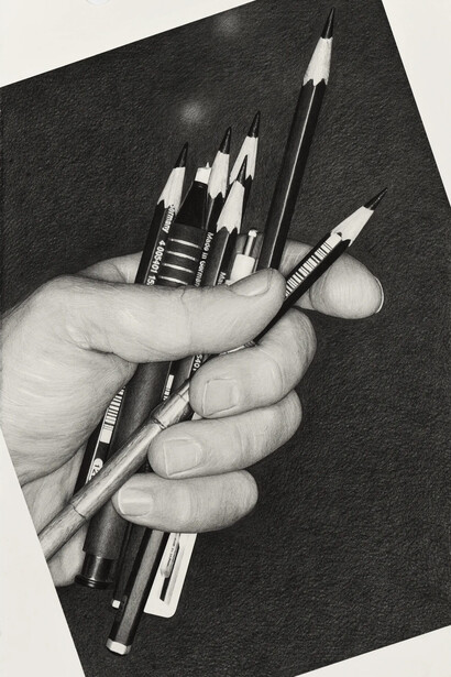 Karl Haendel, No title yet (detail), 2026. Courtesy of Vielmetter