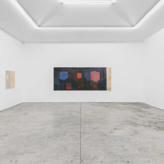 Christopher Le Brun, Moon rising in daylight, vue de l'exposition. Avec l'aimable autorisation d'Almine Rech