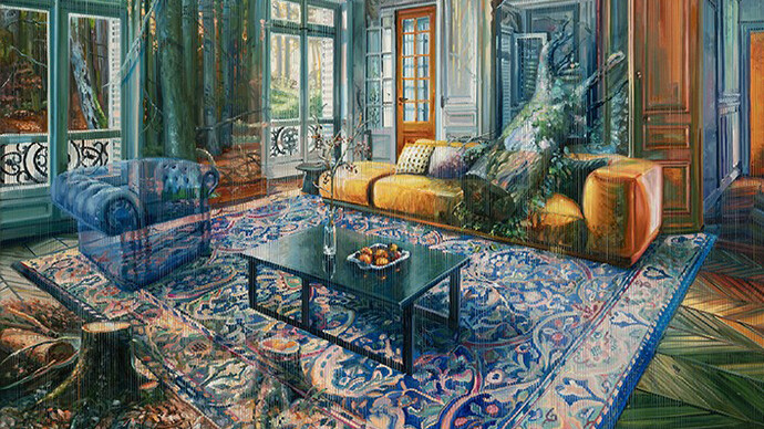 Jacob Brostrup, Living room (detalle). Cortesía de Galeria Contrast