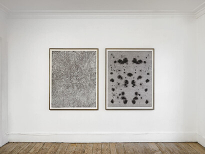 Minjung Kim and Rebecca Salter, Dusk to dawn, exhibition view. Courtesy of Patrick Heide Contemporary Art