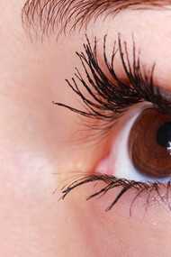 The sparkle in a woman's eyes