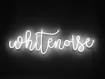 Darren Blackman, White noise, 2025. Courtesy of Onespace Gallery