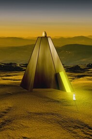 Immagine digitale che rappresenta una possibile realtà aliena 