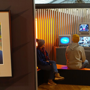 Métal Hurlant, vue de l'exposition. Avec l’aimable autorisation du Comics Art Museum