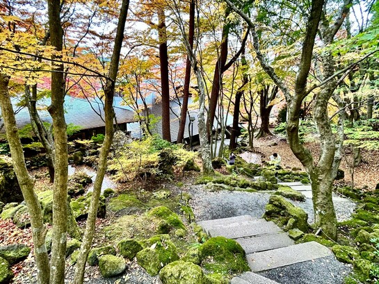 Garden oasis overlooking the main building, Itchiku Kubota Art Museum ©Alma Reyes