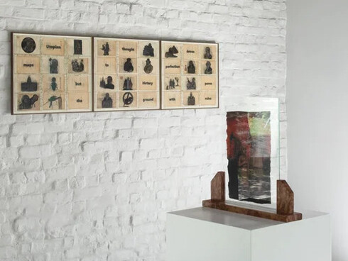 Various artists, Another language from the Middle East, exhibition view. Courtesy of Verduyn Gallery