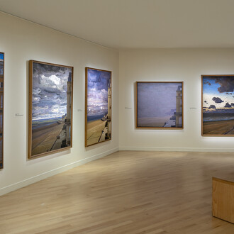 Monet / Sécheret. Water landscapes, exhibition view. Courtesy of Musée Marmottan-Claude Monet
