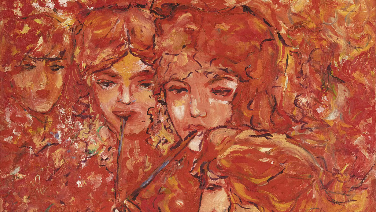 Alberto Massuda, As donzelas tocando, 1987 (detalhe). Cortesia do MON - Museu Oscar Niemeyer