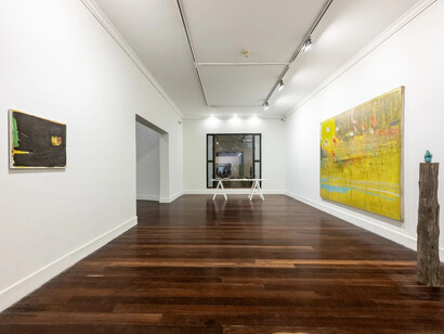 Luis Roldán, Plots, vista de exhibición. Cortesía de la Galería Casas Riegner