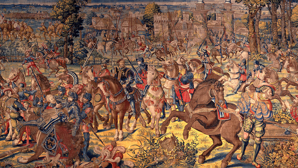 Bernard van Orley y William Dermoyen, Tapices de la Batalla de Pavía, entre 1528 y 1531