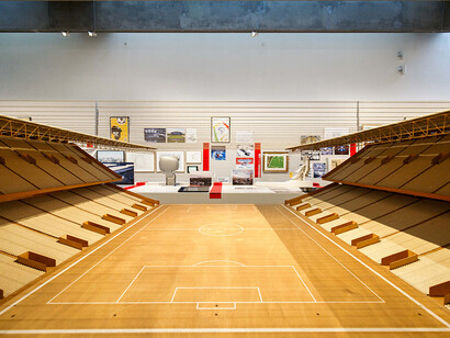 Stadi. Architecture of a myth, exhibition view. Courtesy of Maxxi 