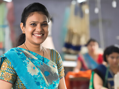 Women entrepreneurs in rural South Asia using mobile phones to manage small businesses and access digital markets