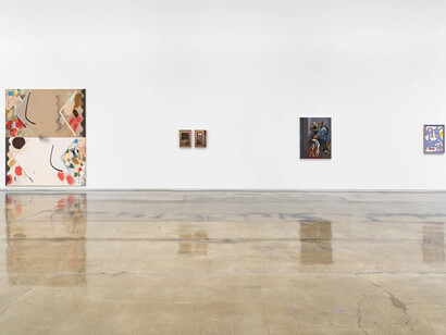 Various artists, Painting all together, exhibition view. Courtesy of Michael Kohn Gallery