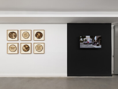 Avelino Sala, These machines kill fascism, exhibition view. Courtesy of AND Galeria