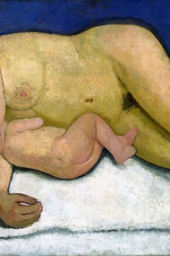 Paula Modersohn-Becker, Reclining Mother and Child II (1906)