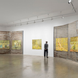 Kathia St. Hilaire, The vocals of the chaotic burst, exhibition view. Courtesy of Perrotin