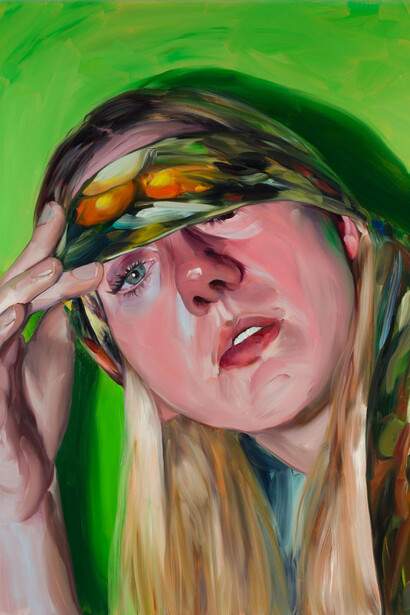 Jenna Gribbon, Big peek, 2022. Courtesy of Brooklyn Museum