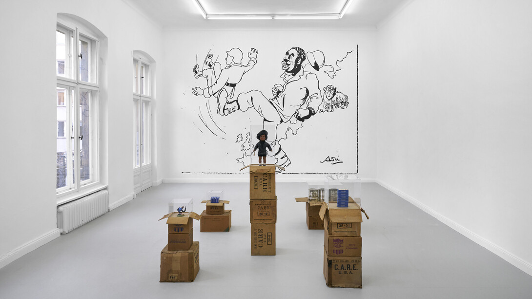 James Gregory Atkinson, Ebenholz, exhibition view. Courtesy of Galerie Thomas Schulte