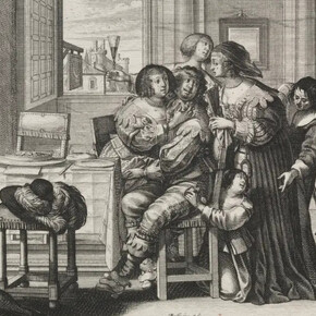 Abraham Bosse, The prodigal son: riotous living, 1635. Courtesy of Cleveland Museum of Art