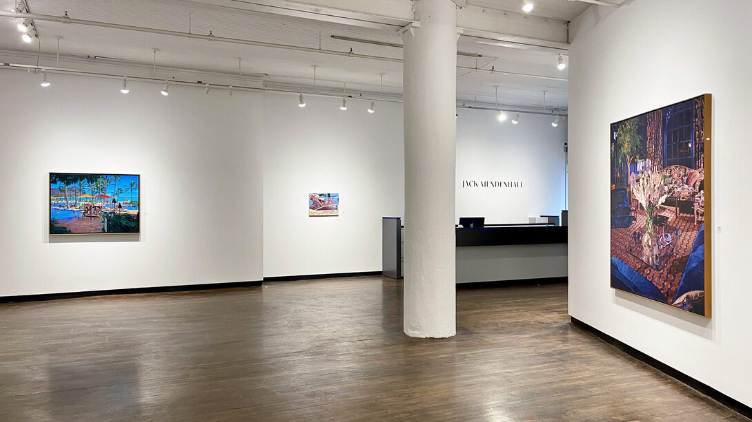 Jack Mendenhall, exhibition view. Courtesy of Louis K. Meisel Gallery