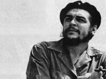 Foto de Che Guevara, 1961, no Museu Che Guevara, em Havana, Cuba. Na imagem original, o líder revolucionário está ao lado de Fidel Castro