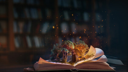 Illustrazione della magia della lettura: "Leggere non è un privilegio per pochi. È un allenamento alla complessità, è una forma di attenzione che può salvarci dalla confusione e dalla superficialità"