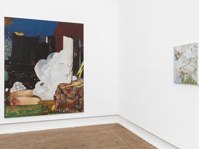 Rasmus Nilausen, Table of contents, vista da exposição. Cortesia de Jahn e Jahn