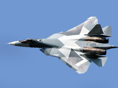 The Sukhoi T-50 ‘Maksimov,’ a fifth-generation fighter aircraft prototype