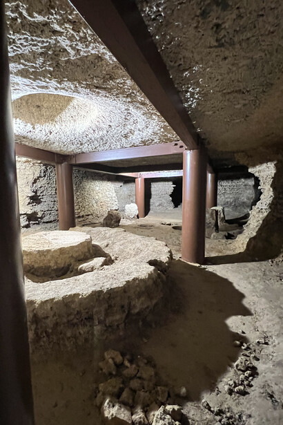 The Salento region abounds with caves, most notably those situated on the coastline near Santa Maria di Leuca, Italy