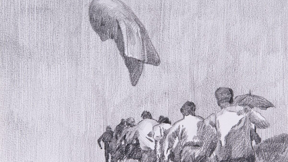 Nestor Kovachev, The tied-up balloon (detail), 2013. Courtesy of National Gallery