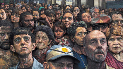 Mondongo, Manifestación (recreación de la obra de Antonio Berni), 2024